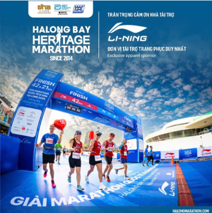 Cảm Ơn Nhà Tài Trợ Li-Ning - Đơn Vị Tài Trợ Trang Phục Duy Nhất Giải Hạ Long Bay Heritage Marathon 2024!