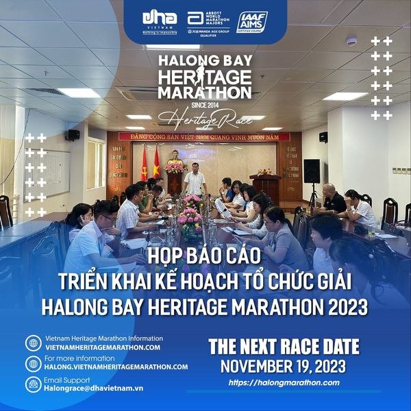 HALONG BAY HERITAGE MARATHON 2023 HOÀN TẤT CÔNG TÁC TỔ CHỨC